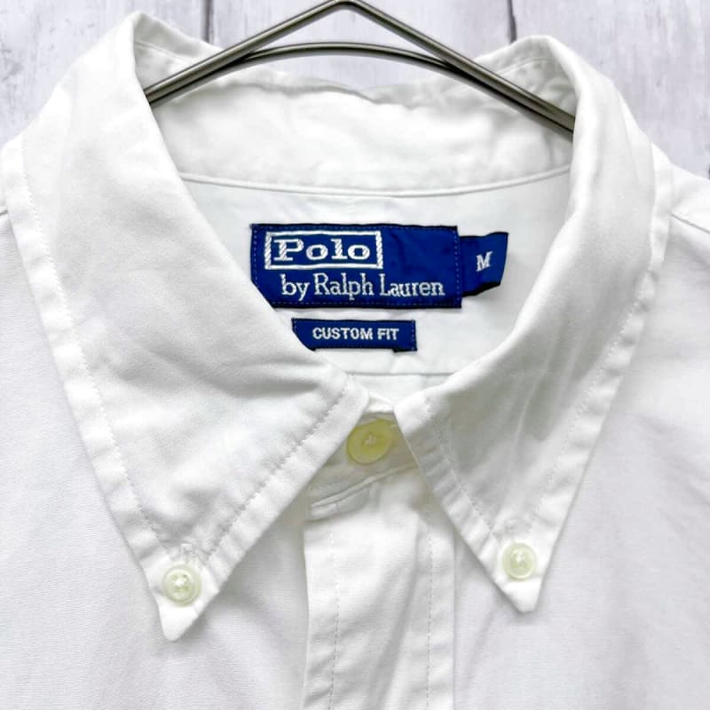 Ralph Lauren Custom Fit Short Sleeve Shirt M White