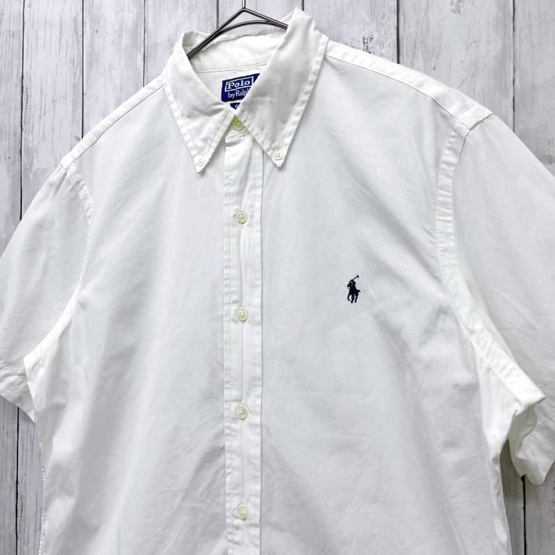 Ralph Lauren Custom Fit Short Sleeve Shirt M White