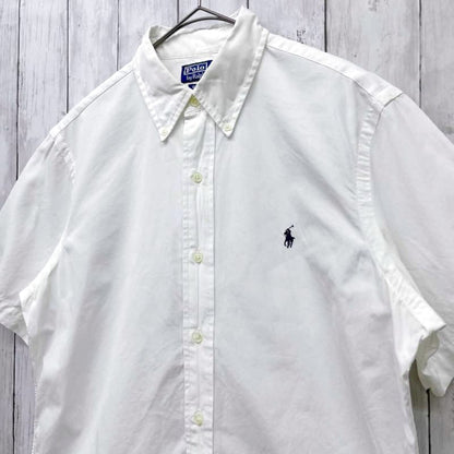 Ralph Lauren Custom Fit Short Sleeve Shirt M White