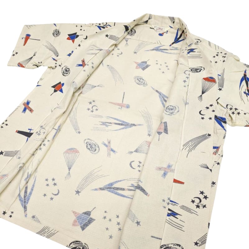 Star Of Hollywood Open Shirts Space Travel XL