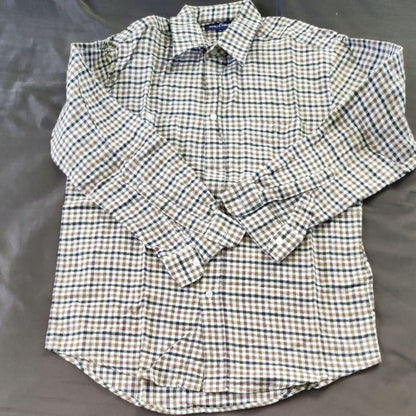 Checkered Long Sleeve Shirt Size M