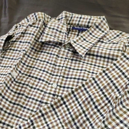 Checkered Long Sleeve Shirt Size M
