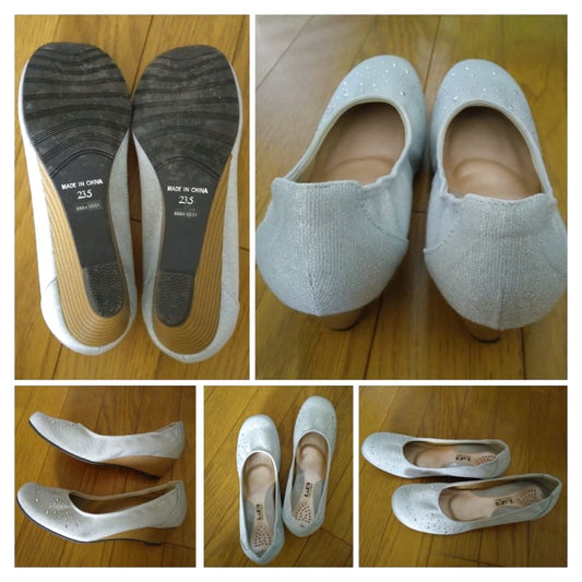 Party Shoes Size 23.5cm Light Blue