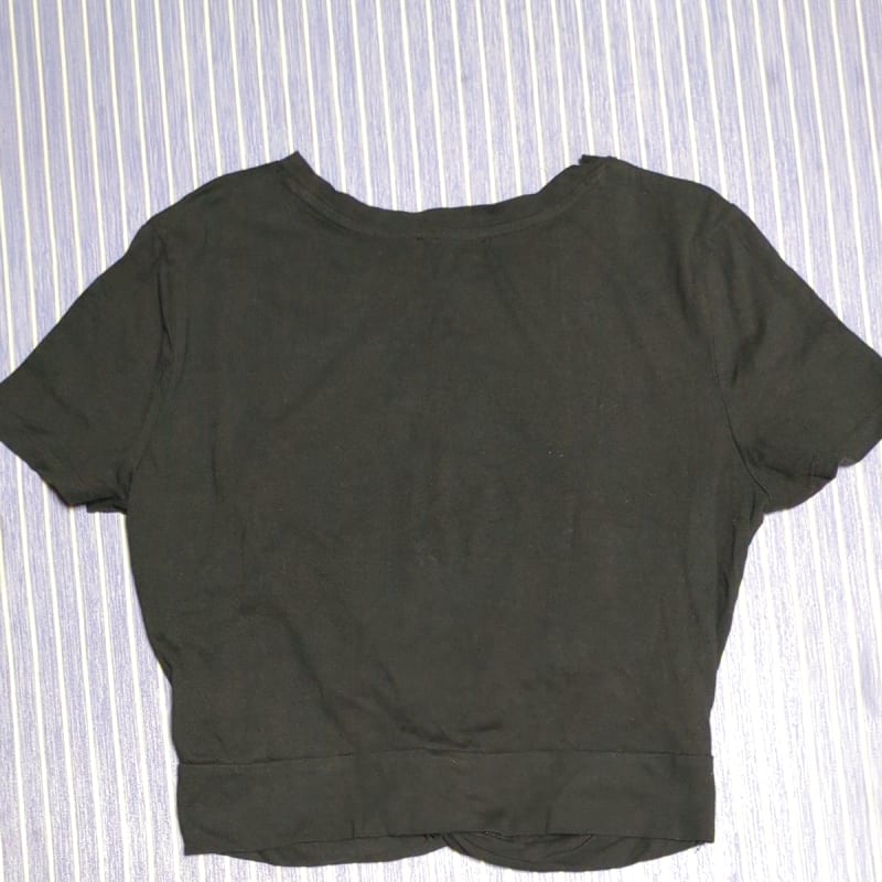Zara Short Sleeve T-Shirt M Black