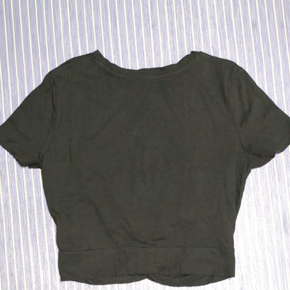 Zara Short Sleeve T-Shirt M Black