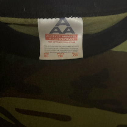 Vintage Camouflage Short Sleeve T-Shirt