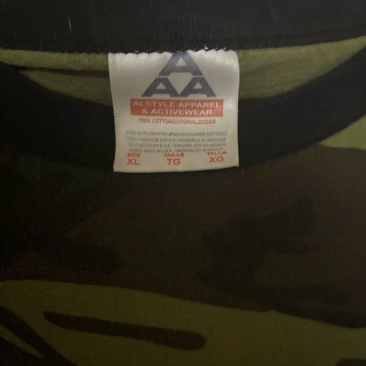 Vintage Camouflage Short Sleeve T-Shirt
