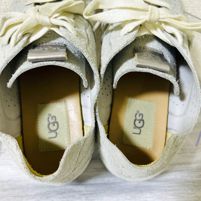 UGG Tye Stardust Silver Suede Sneakers 1019058