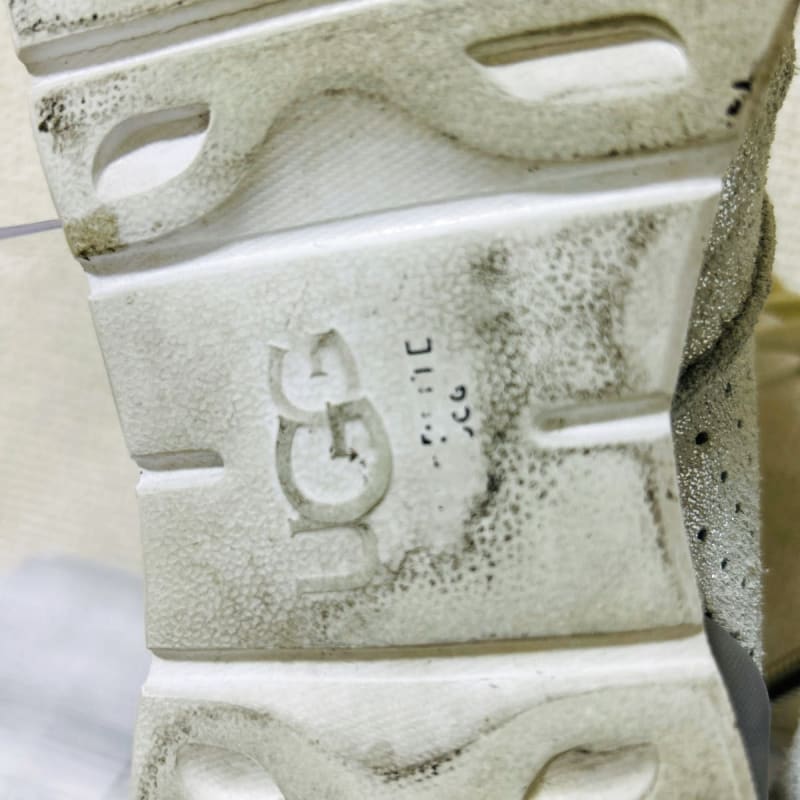 UGG Tye Stardust Silver Suede Sneakers 1019058