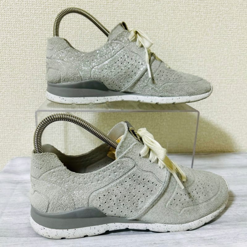 UGG Tye Stardust Silver Suede Sneakers 1019058