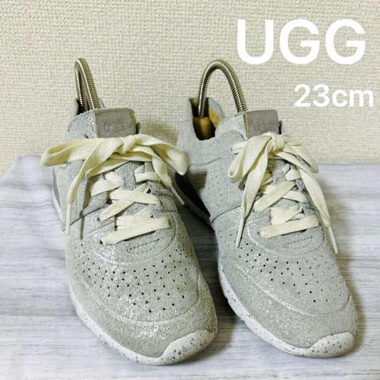 UGG Tye Stardust Silver Suede Sneakers 1019058