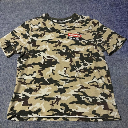 Bershka Camouflage T-Shirt Size L