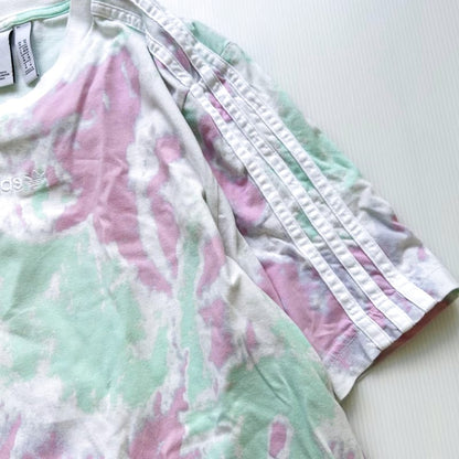 Adidas Tie-Dye T-Shirt Pink Green