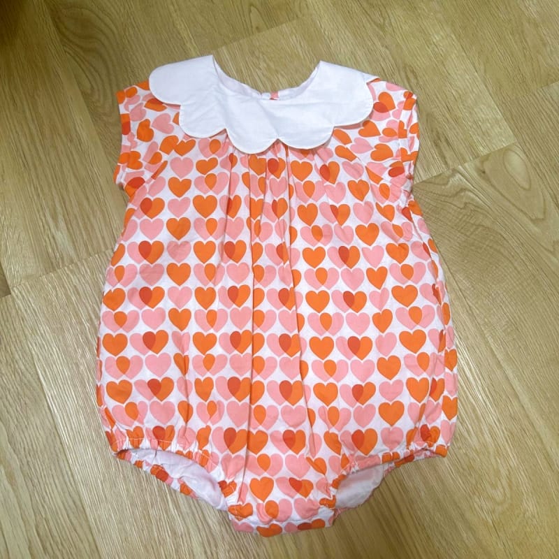 Jacadi Heart Pattern Romper 18M 81cm