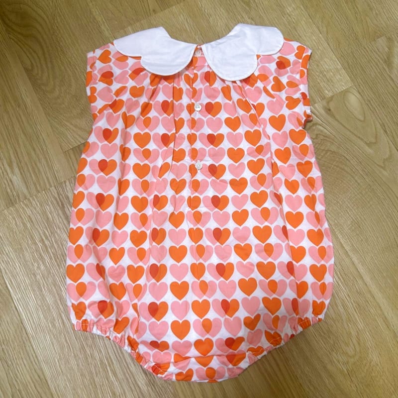 Jacadi Heart Pattern Romper 18M 81cm