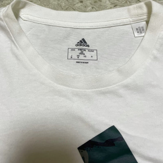 Adidas Logo T-Shirt Camouflage Design Short Sleeve