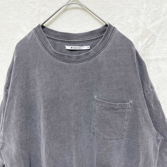 Colony2139 Vintage Style Men's T-Shirt M Charcoal Gray
