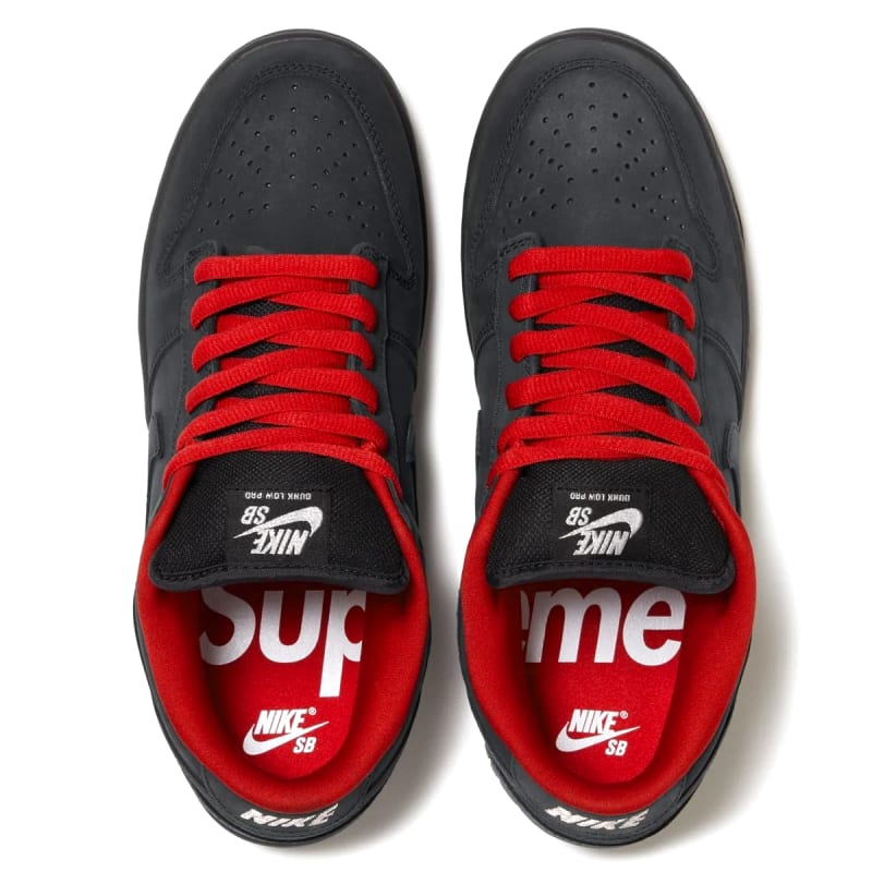 Supreme Nike SB Dunk Low Black 25cm US7