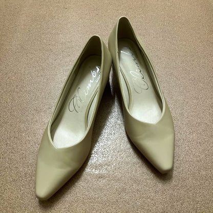 Climbs Pumps Beige Pointed Toe 24.5cm