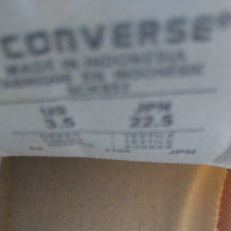 Converse All Star Low Cut Sneakers Check Tailored Used
