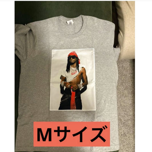 Supreme Playboi Carti Tee Heather Grey
