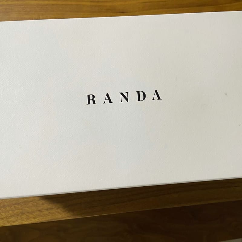 Randa Monogram Ribbon Loafers Gray LL