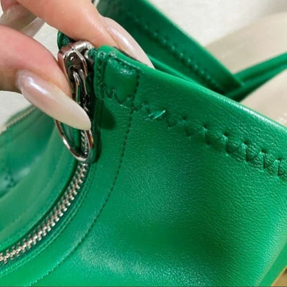 Oriental Traffic Mules Sandals Green LL Size