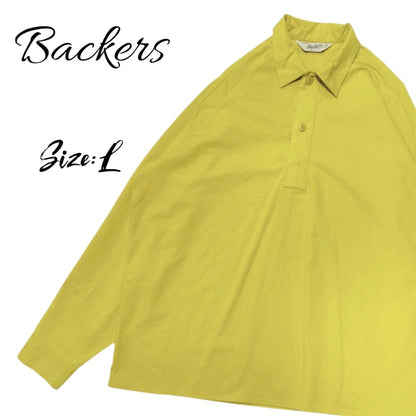 Buckers Half Button Shirt Size L Anonymous Shipping Free
