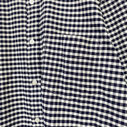 Urban Research Rosso Gingham Check Button Down Shirt M Navy