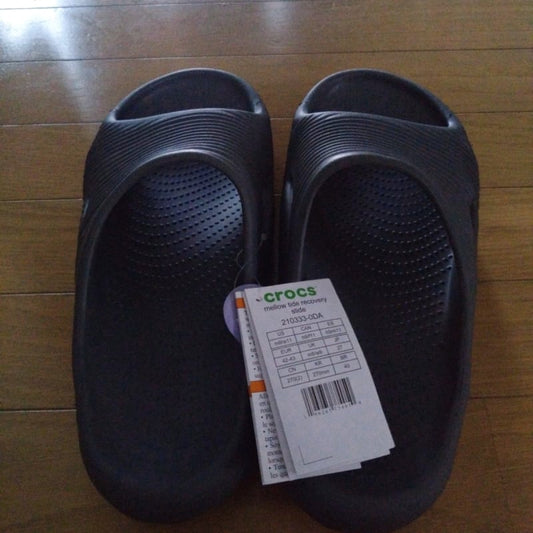 Crocs Mellow Tide Recovery Slide Slate Gray New