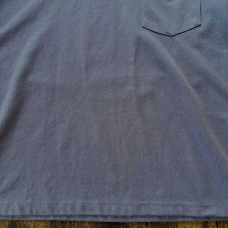 BALL T-Shirt L Size Sax Blue Cotton 100%