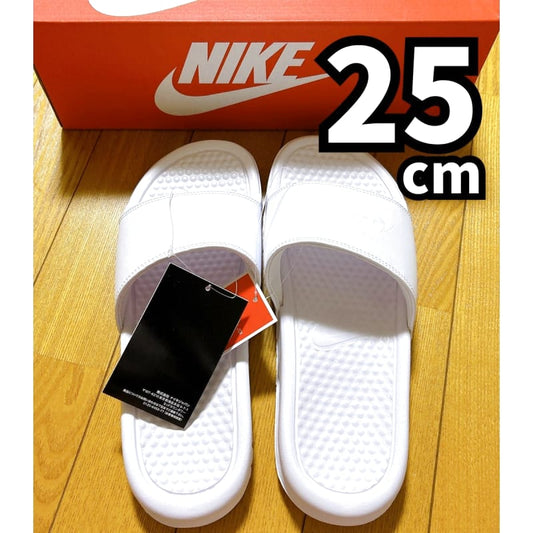 Nike Benassi JDI Sandals White 25cm