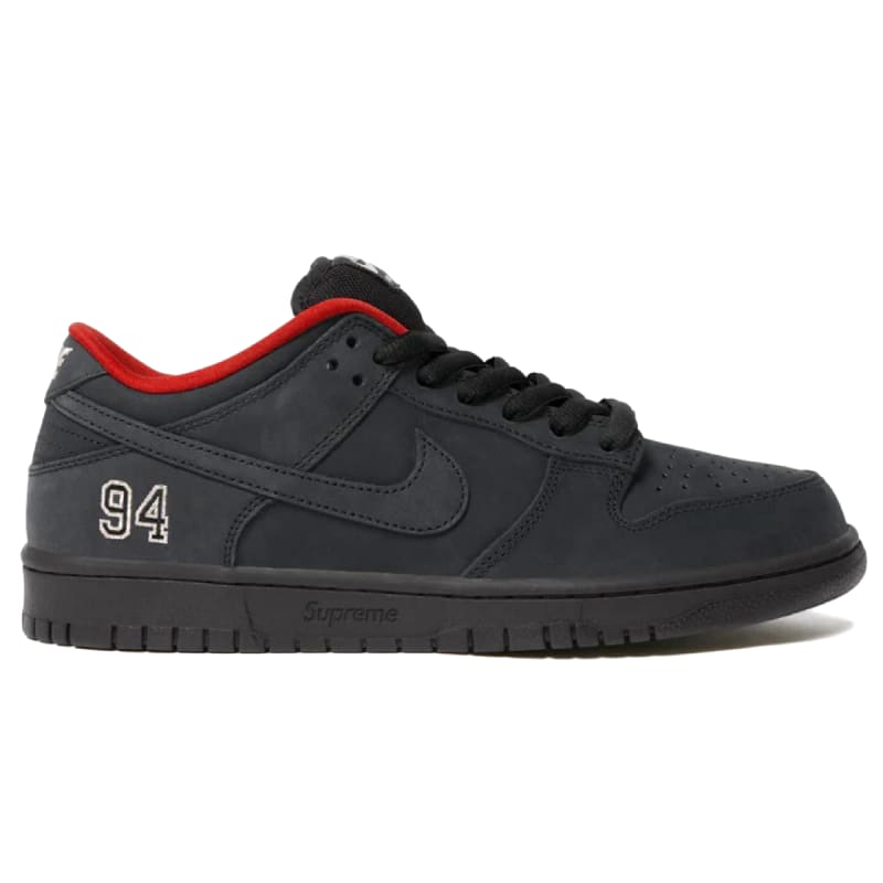 Supreme Nike SB Dunk Low Black 25FW