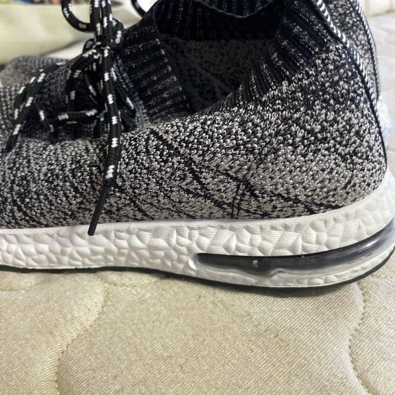 Knit Running Shoes Walking Sneakers Black/Gray