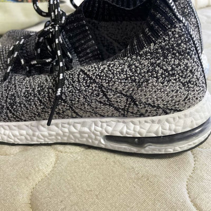 Knit Running Shoes Walking Sneakers Black/Gray