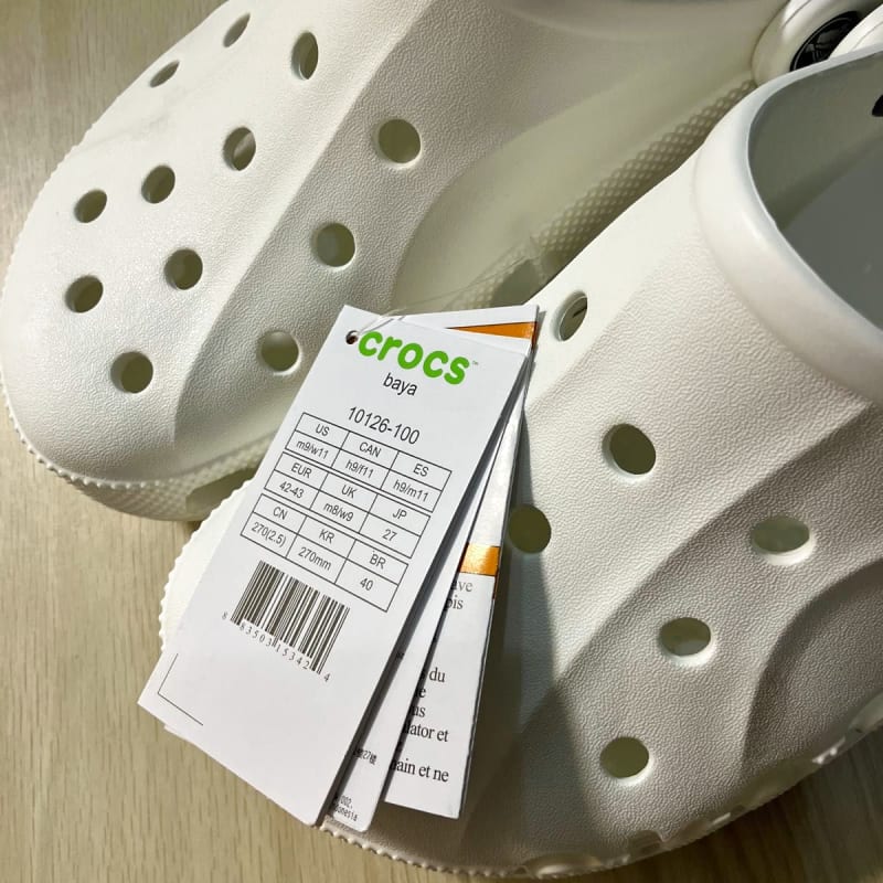 New Crocs Baya White 27cm