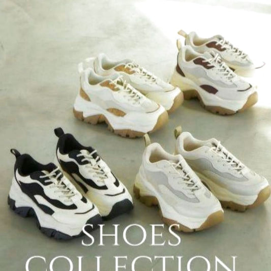 Shimamura Rina Tanaka Collaboration Dad Sneakers S Size