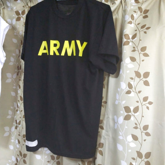 Army T-Shirt Black With Army Logo Print