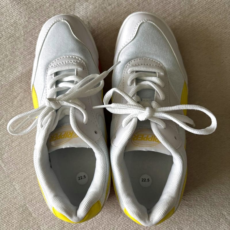 Gym Shoes 22.5cm With Name Tag, Nearly Unused
