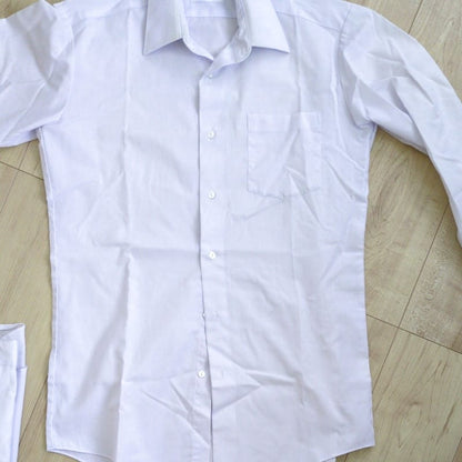 White Dress Shirt Cutter Shirt