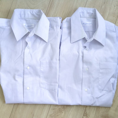 White Dress Shirt Cutter Shirt