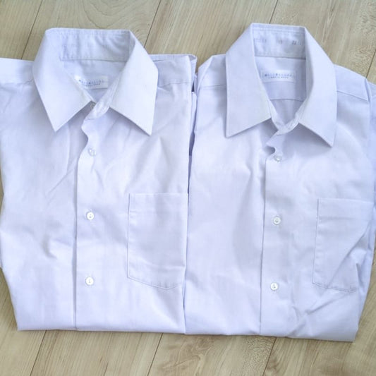 White Dress Shirt Cutter Shirt