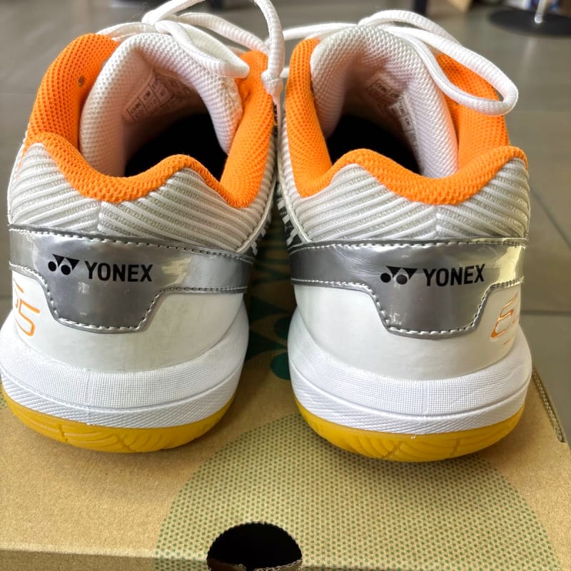 YONEX Power Cushion 65Z3 Badminton Shoes White Orange