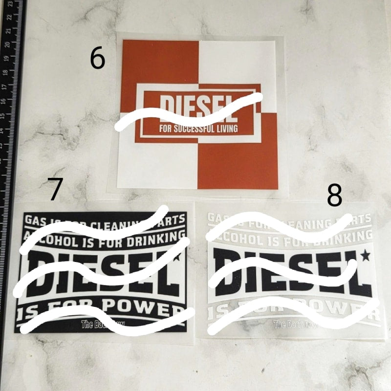 Diesel Original T-Shirt Iron-On Sheet Small