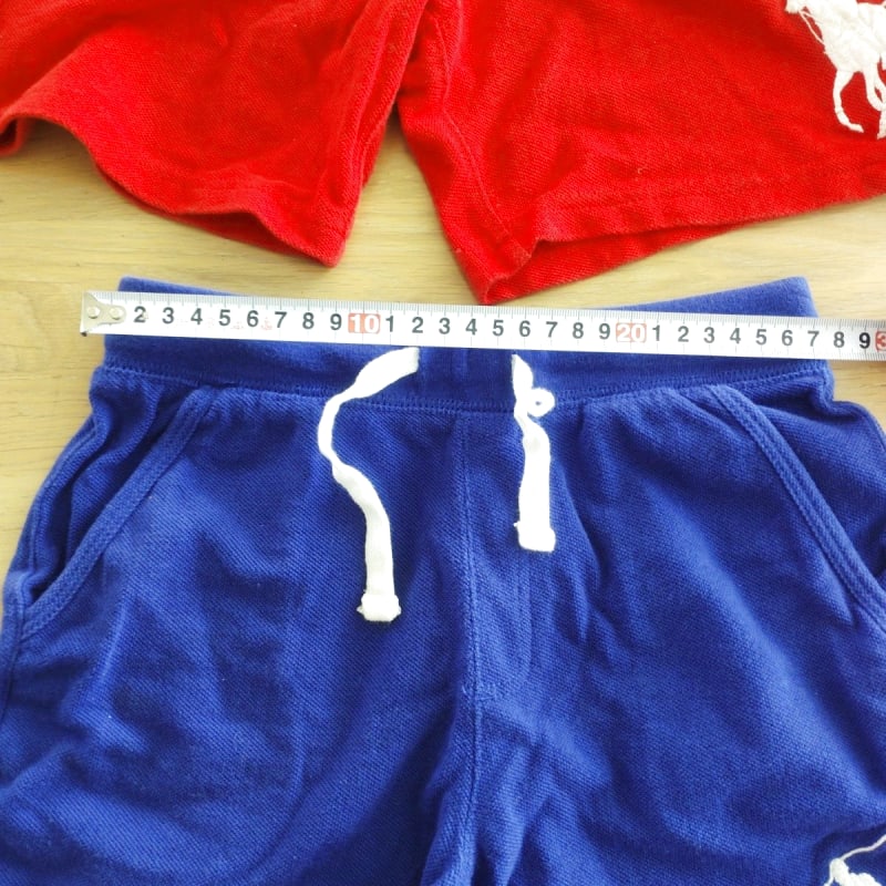 Kids Polo Ralph Lauren Shorts Set Red Blue