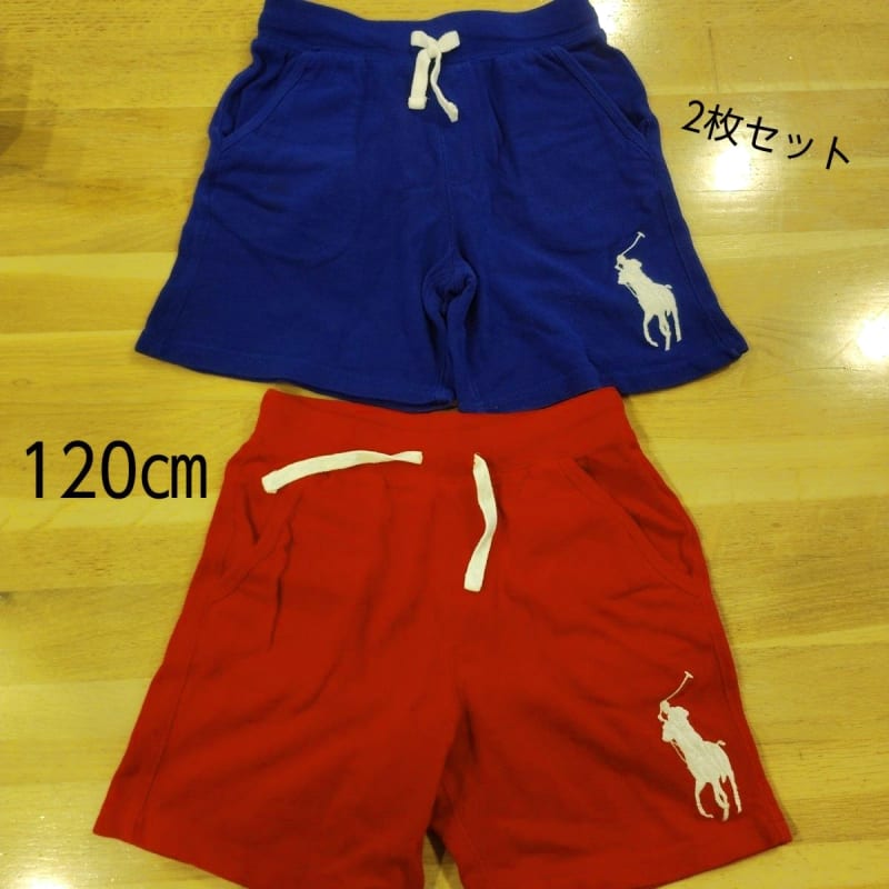 Kids Polo Ralph Lauren Shorts Set Red Blue