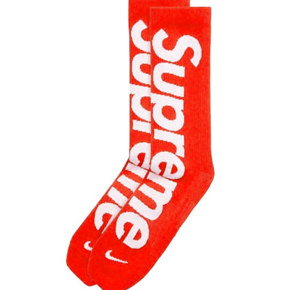 Supreme Nike Lightweight Crew Socks Red