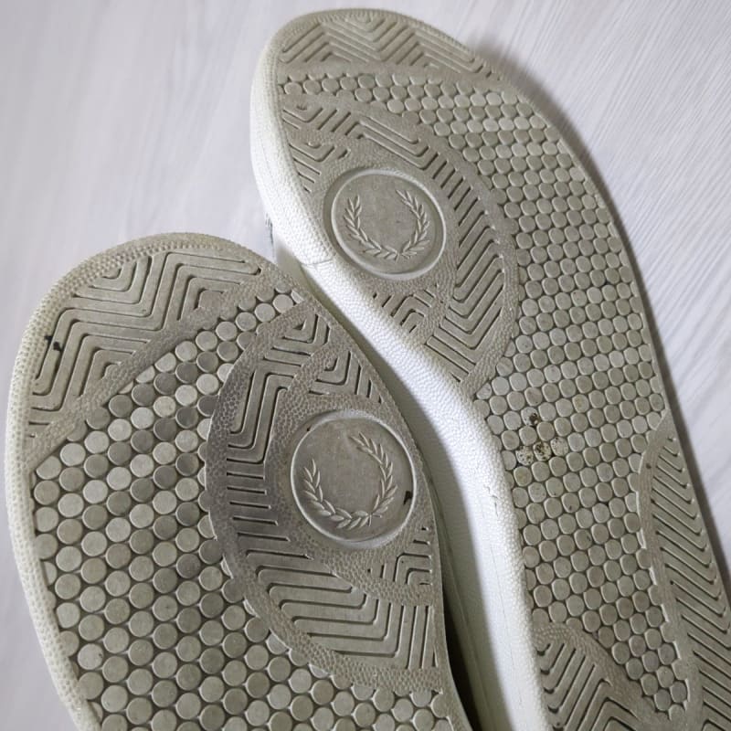 Fred Perry Spencer Leather Laurel Logo White/Black