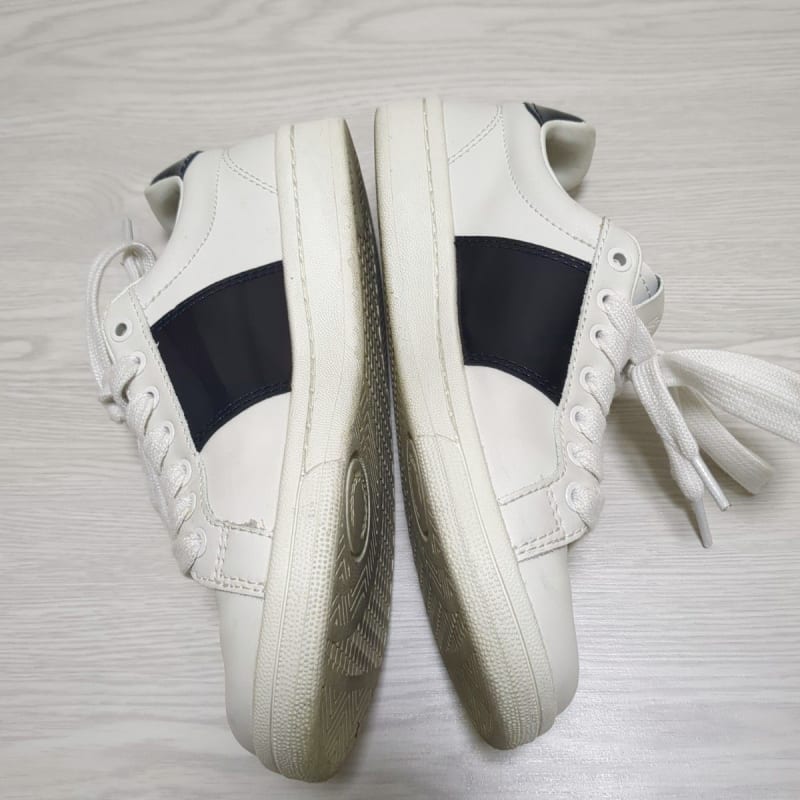 Fred Perry Spencer Leather Laurel Logo White/Black