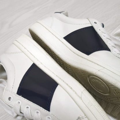 Fred Perry Spencer Leather Laurel Logo White/Black